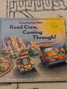 : Road Crew, Coming Through! - Kids Board Book - Orange